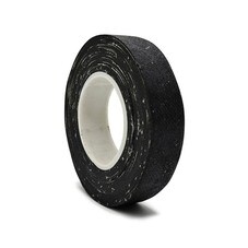 Лента клейкая изоляционная, прорезиненная, х/б, черная, 18ммх10м, 100гр, 350мкм, (шт.)