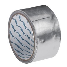 Лента клейкая алюминиевая, клей - акрил, основа - алюминиевая фольга, 48ммх10м, (шт.)