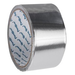 Лента клейкая алюминиевая, клей - акрил, основа - алюминиевая фольга, 48ммх40м, (шт.)