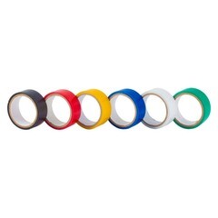 Лента клейкая изоляционная, ПВХ, желтая, клей - синтет. каучук, 19ммх20м, толщина 13мкм, (шт.)