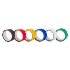 Лента клейкая изоляционная, ПВХ, белая, клей - синтетический каучук, 19ммх20м, толщина 13мкм, (шт.)