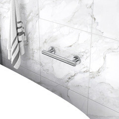 Поручень для ванной Fora Long 200 мм металл хром (L012) - фото 5