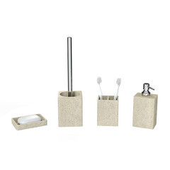 Мыльница для ванной Fora Stone Natural настольная полирезин бежевая (For-STN036NAT) - фото 2