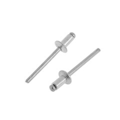 Заклёпки вытяжные, алюминиевые, 4х6мм 50шт., (уп.)