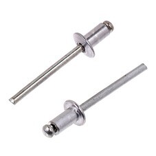 Заклёпки вытяжные, алюминиевые, 4х8мм 50шт., (уп.)