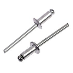 Заклёпки вытяжные, алюминиевые, 4х10мм 50шт., (уп.)