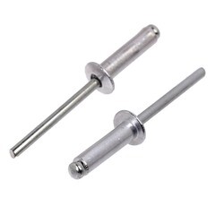 Заклёпки вытяжные, алюминиевые, 4х16мм 50шт., (уп.)