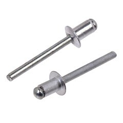 Заклёпки вытяжные, алюминиевые, 4,8х8мм 50шт., (уп.)