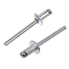 Заклёпки вытяжные, алюминиевые, 4,8х10мм 50шт., (уп.)