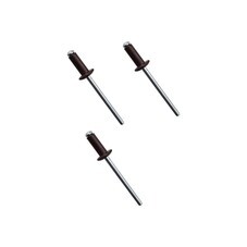 Заклёпки вытяжные, алюминиевые, коричневые (RAL 8017), , 4х10мм 50шт., (уп.)