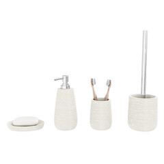 Стакан для ванной Fora Bricks настольный полирезин бежевый (FOR-BRK044BE) - фото 3