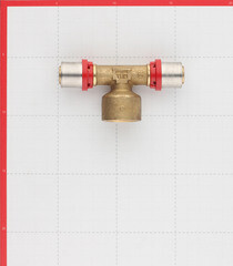 Тройник 20(пресс) х 3/4 ВР(г) х 20(пресс) - фото 4