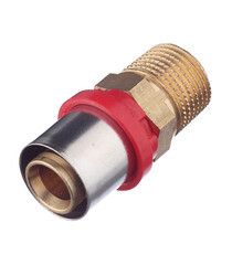 Соединитель прямой Tiemme 20(пресс) х 1/2 НР(ш) - фото 4