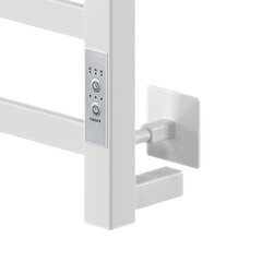 Полотенцесушитель электрический MyFrea MyParma 1200х100 мм 84 Вт с терморегулятором белый - фото 8