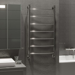 Полотенцесушитель водяной MyFrea MyLondon 1000х500 мм лесенка хром - фото 3