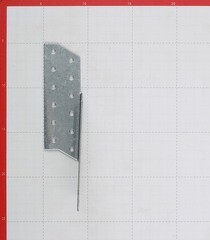 Держатель балки правый оцинкованный 190х40х40х2 мм - фото 2