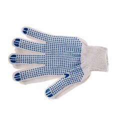Перчатки х/б с ПВХ Точка 10 класс (67785)