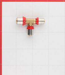 Тройник Tiemme 20(пресс) х 16(пресс) х 16(пресс) - фото 2