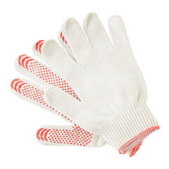 Перчатки х/б 6 нитей с ПВХ покрытием Петрович белые 10 (XL) - фото 25