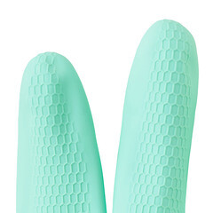 Перчатки латексные кислотоустойчивые 9 (XL) (CG-945) - фото 11