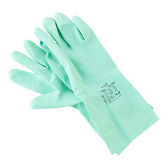 Перчатки латексные кислотоустойчивые 9 (XL) (CG-945) - фото 10