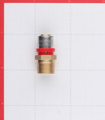 Соединитель прямой Tiemme 20(пресс) х 3/4 НР(ш) - фото 4