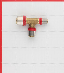 Тройник Tiemme 26(пресс) х 20(пресс) х 16(пресс) - фото 3