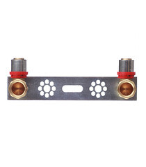 Планка монтажная Tiemme с двумя водорозетками 20(пресс) х 1/2 ВР(г) - фото 6