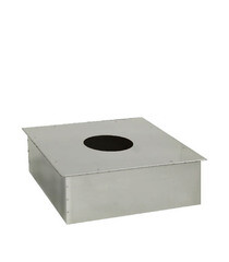 Изображение товара Узел прохода перекрытия Дымок для дымоходов на трубу с изоляцией 150х230 мм AISI 430