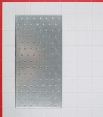 Пластина соединительная оцинкованная 300х150х2.0 мм - фото 3