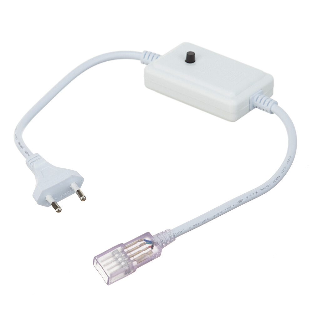 Изображение товара Шнур питания для светодиодной ленты SMD 5050 RGB А06 220 В IP65 с контроллером Navigator (14524)