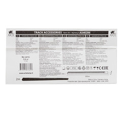 Шинопровод однофазный Arte Lamp Track 2 м черный (A540206) - фото 2