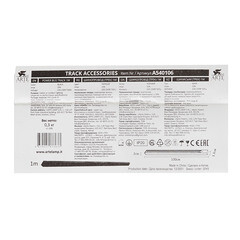 Шинопровод однофазный Arte Lamp Track 1 м черный (A540106) - фото 2