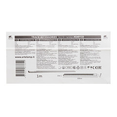 Шинопровод однофазный Arte Lamp Track 1 м белый (A540133) - фото 2
