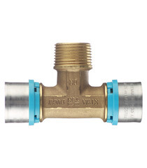 Тройник Tiemme 32(пресс) х 1 НР(ш) х 32(пресс) - фото 3