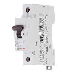 Автоматический выключатель модульный Legrand RX3 1P 6А тип C 4,5 кА 230/400 В (419661) - фото 3