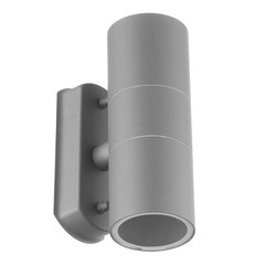 Изображение товара Светильник садово-парковый настенный Feron Техно серый GU10 60 Вт IP44 (11882)