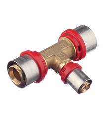 Изображение товара Тройник Tiemme 26(пресс) х 16(пресс) х 26(пресс)