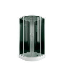 Душевая кабина Erlit ER35 90х90х215 см стекло тонированное 4 мм с низким поддоном полукруг - фото 7