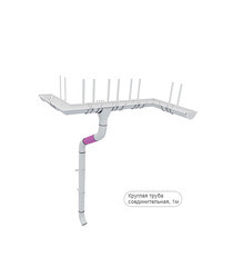 Труба водосточная Grand Line металлическая d90 мм 1 м темно-коричневый RR 32 - фото 2