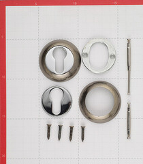 Ключевина Palladium City CR ET AB/CP античная бронза/хром - фото 2