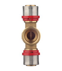 Тройник Tiemme 26(пресс) х 3/4 ВР(г) х 26(пресс) - фото 4