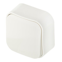 Переключатель Legrand Quteo одноклавишный накладной слоновая кость (782234) - фото 5