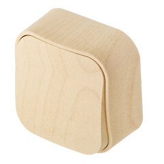 Переключатель Legrand Quteo одноклавишный накладной дерево (782264) - фото 5