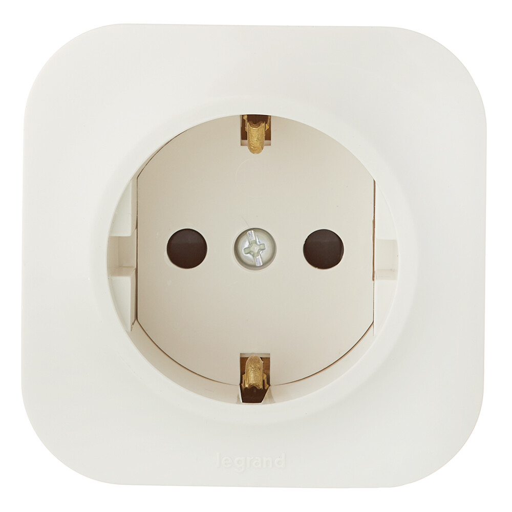 Изображение товара Розетка Legrand Quteo накладная слоновая кость (782250)