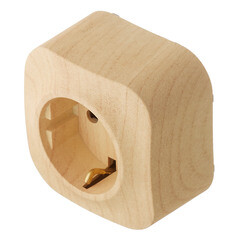 Розетка Legrand Quteo накладная дерево (782280) - фото 2