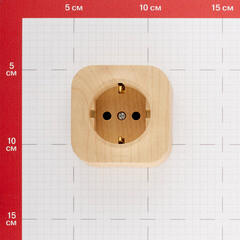 Розетка Legrand Quteo накладная дерево (782280) - фото 3