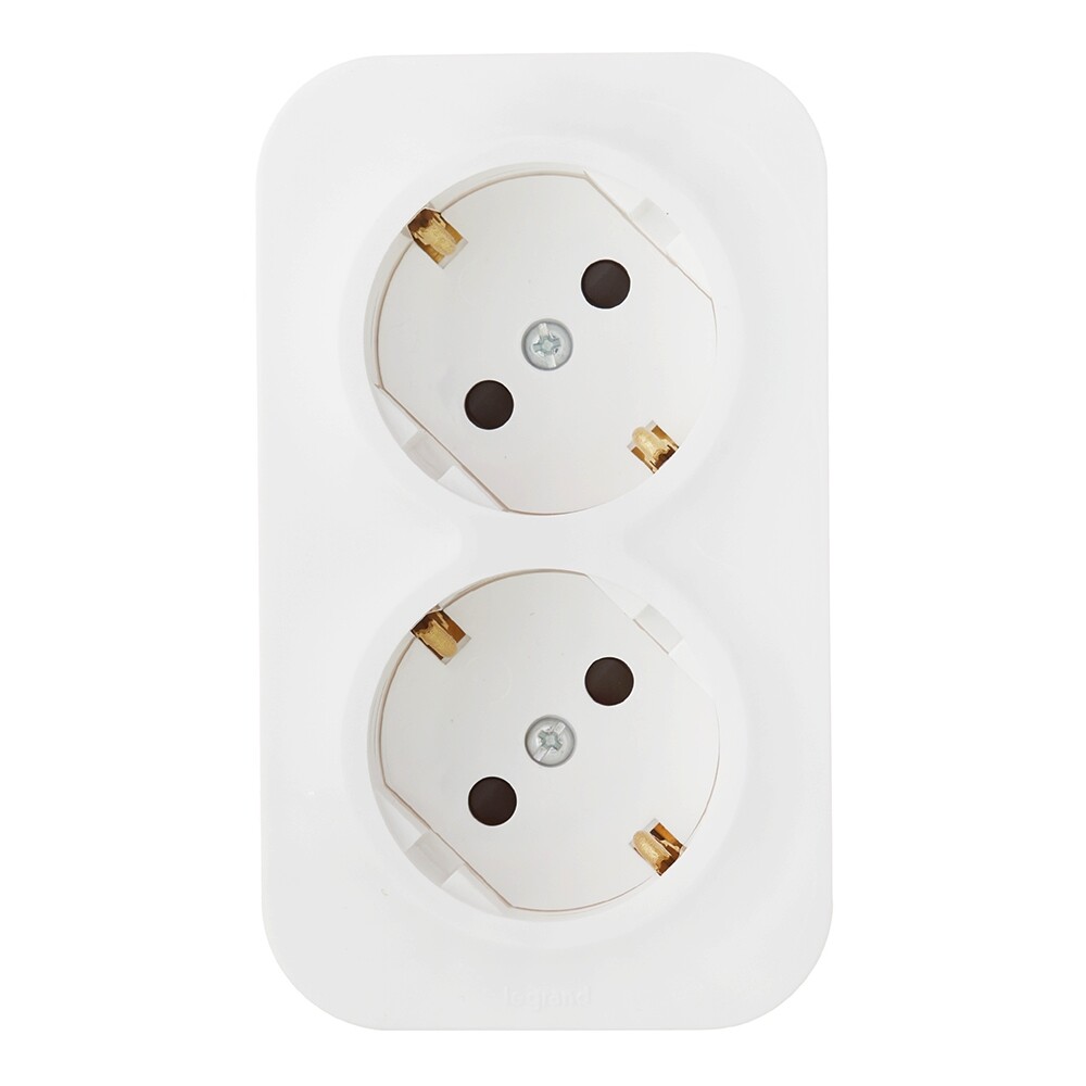Изображение товара Розетка Legrand Quteo накладная белая (782237)
