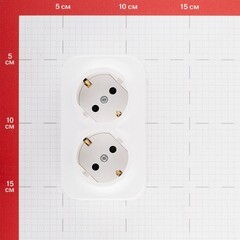 Розетка Legrand Quteo накладная белая (782237) - фото 2