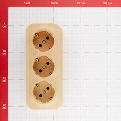 Розетка Legrand Quteo накладная дерево (782288) - фото 2